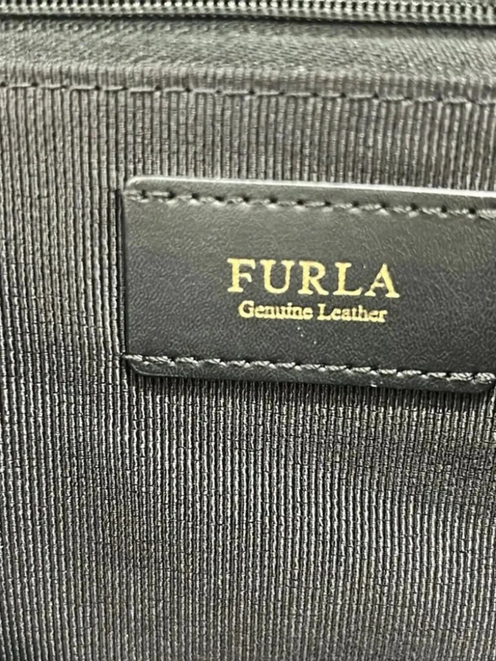 FURLA Black Leather Handbag - Picture 10 of 10